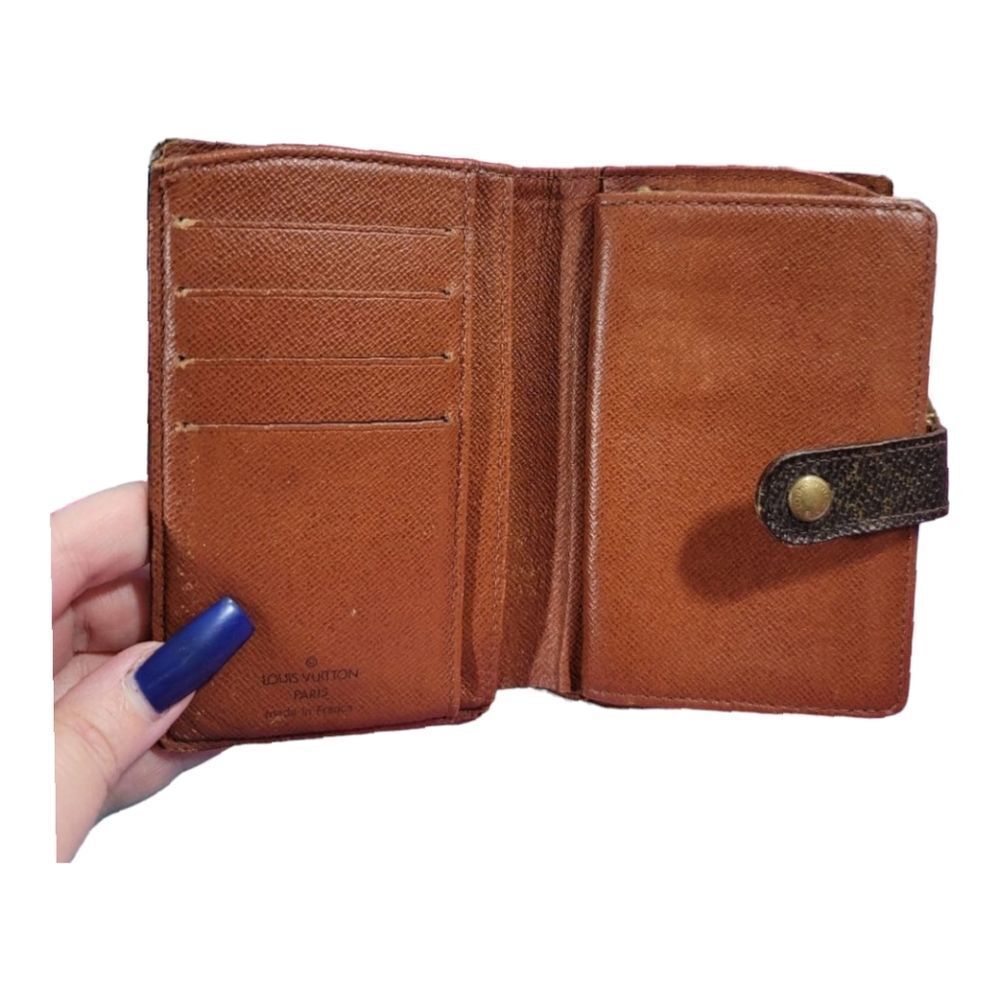 Louis Vuitton Monogram Viennois Wallet Kisslock Vintage 1998 LV Auth - Picture 7 of 13